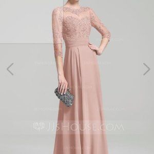 JJ's House Mother of the Bride Scoop Neck Dress